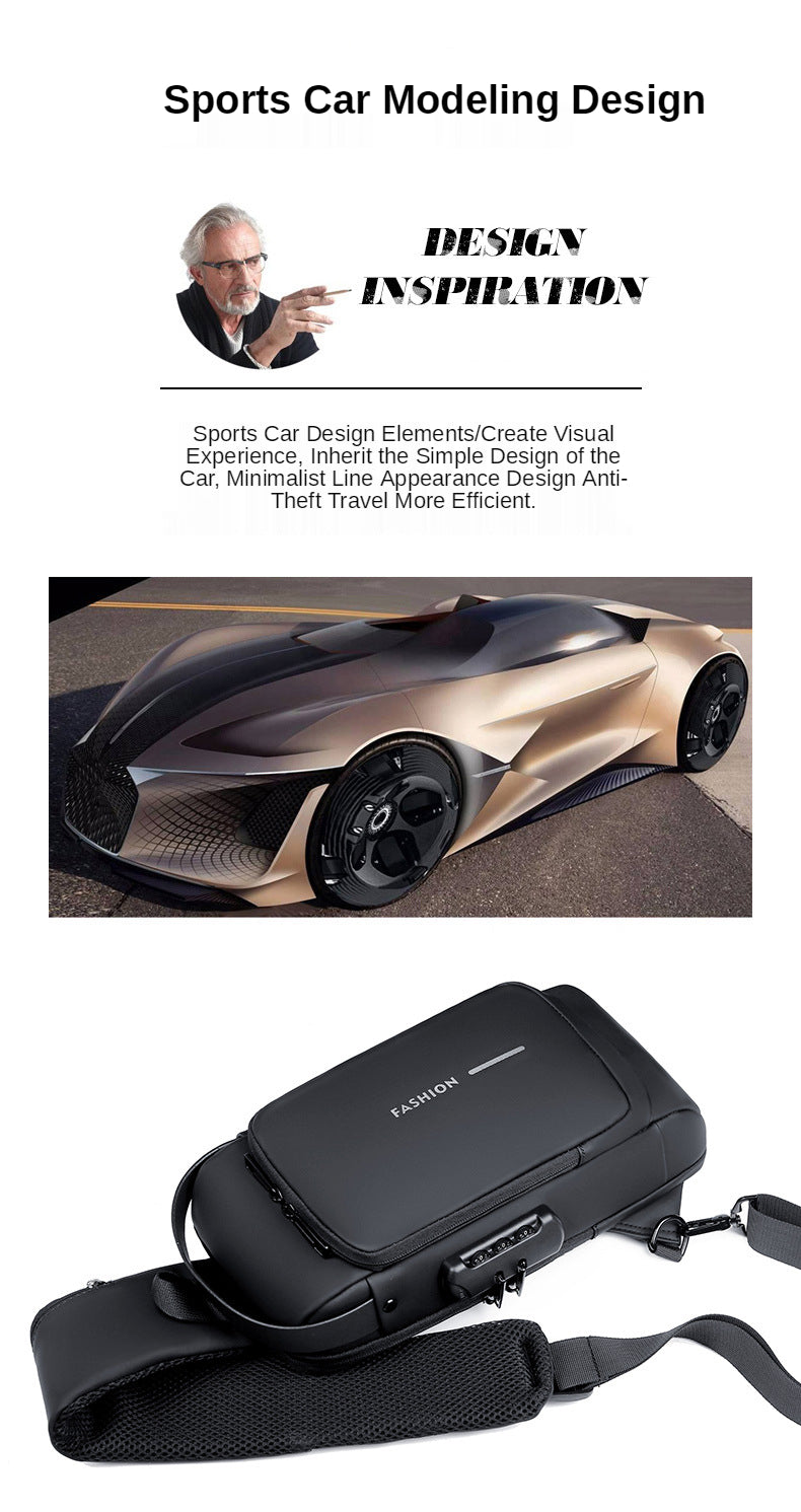 Sac à bandoulière homme élégant et pratique.