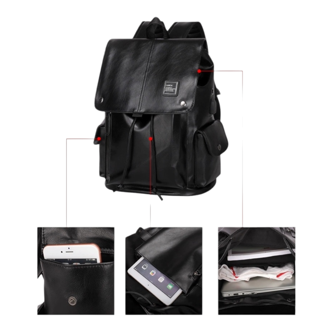 Sac à dos en cuir élégant et pratique