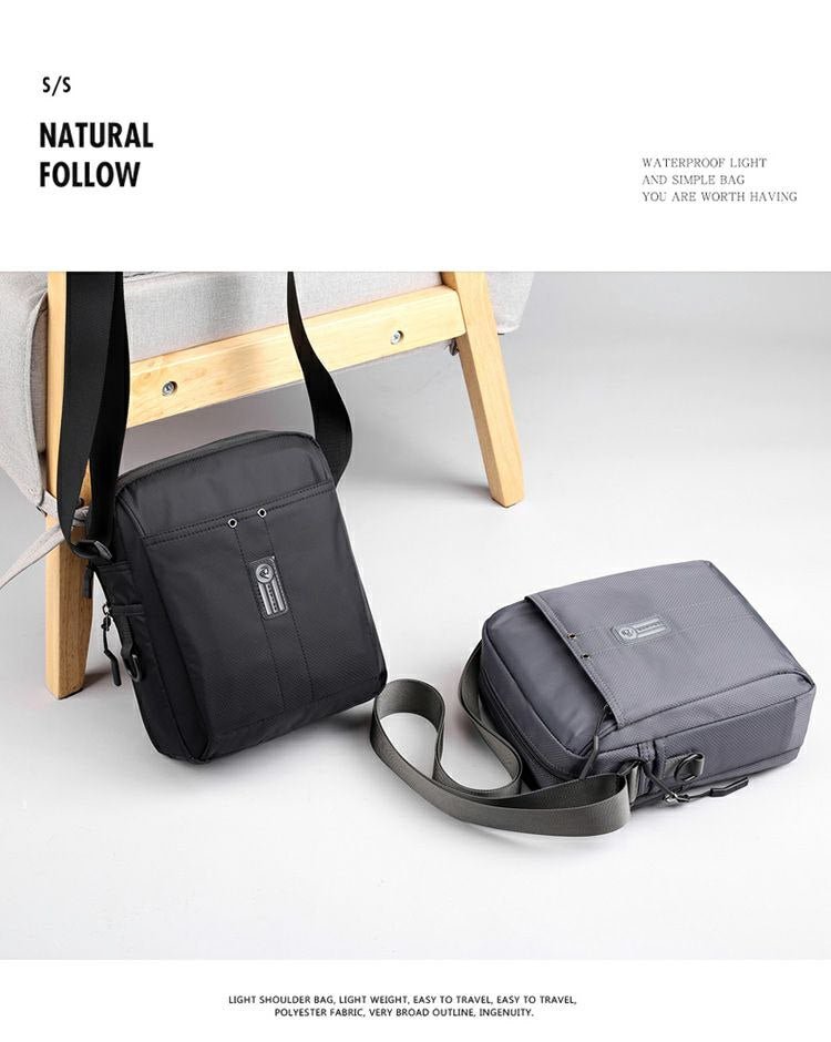 Sac à bandoulière homme élégant et pratique.