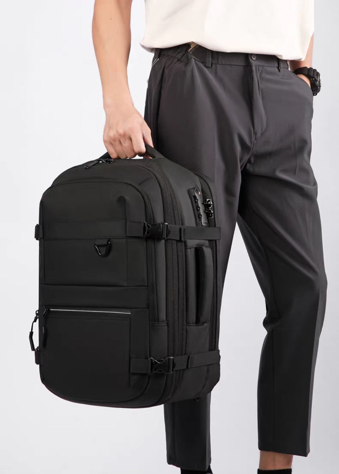 🎒✨ Le sac à dos intelligent avec pompe de compression intégrée ! ✨🎒 Version officielle. (Ref5)