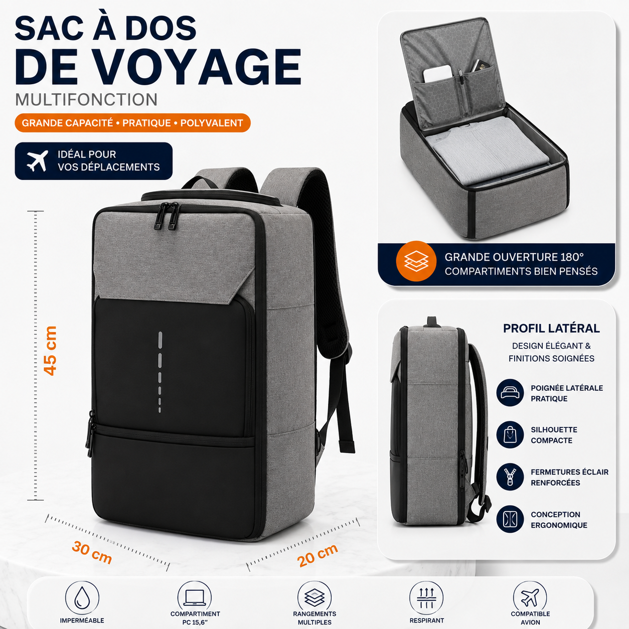 Sac À Dos quotidien et voyages