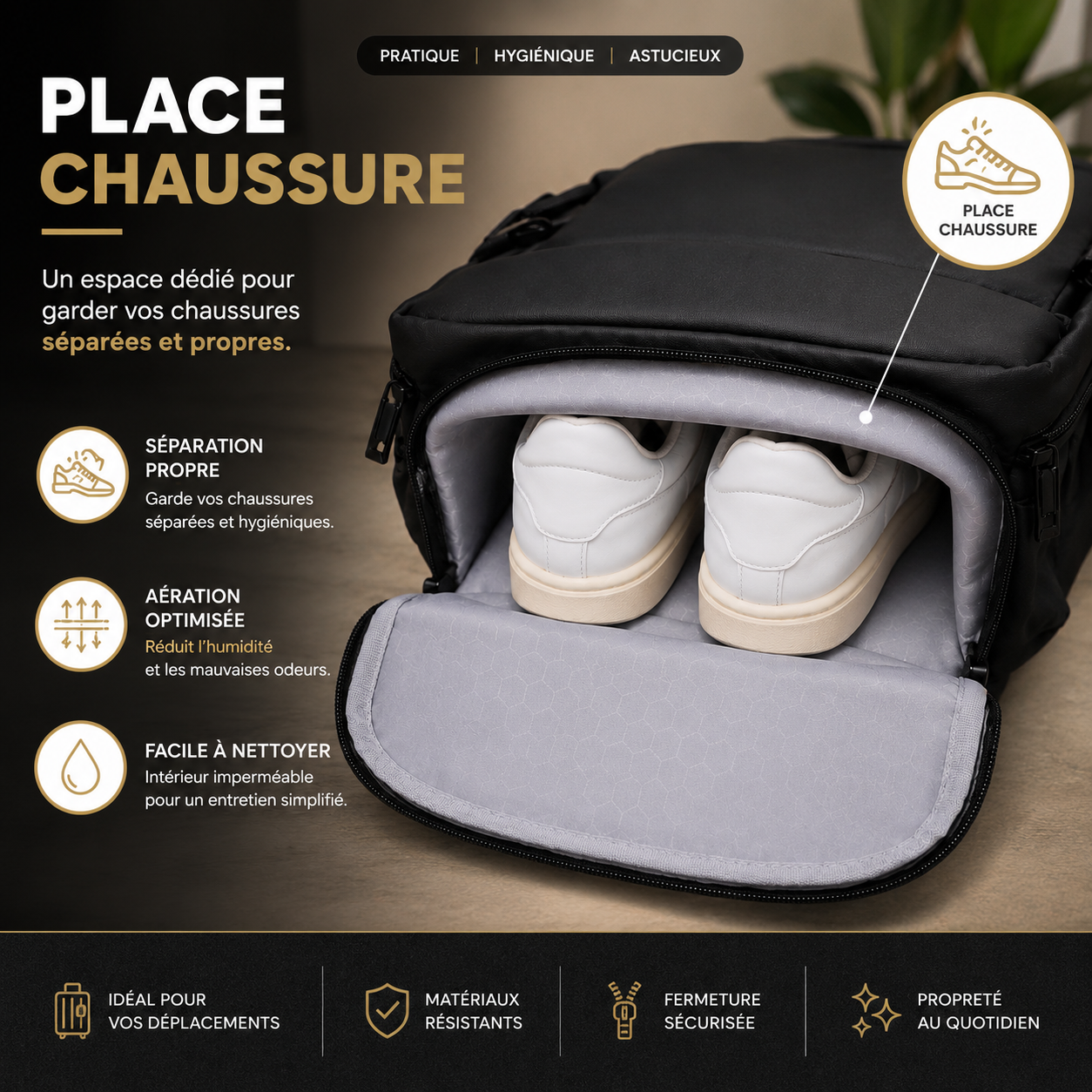 ⚡ Le sac cabine 45L qui fait la différence