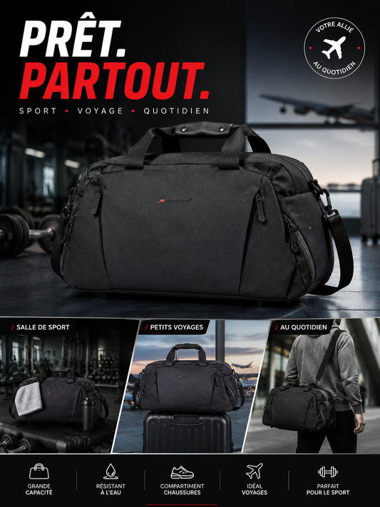 Le sac qui suit votre rythme. ✈️🏋️