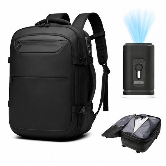 🎒✨ Le sac à dos intelligent avec pompe de compression intégrée ! ✨🎒 Version officielle. (Ref4)