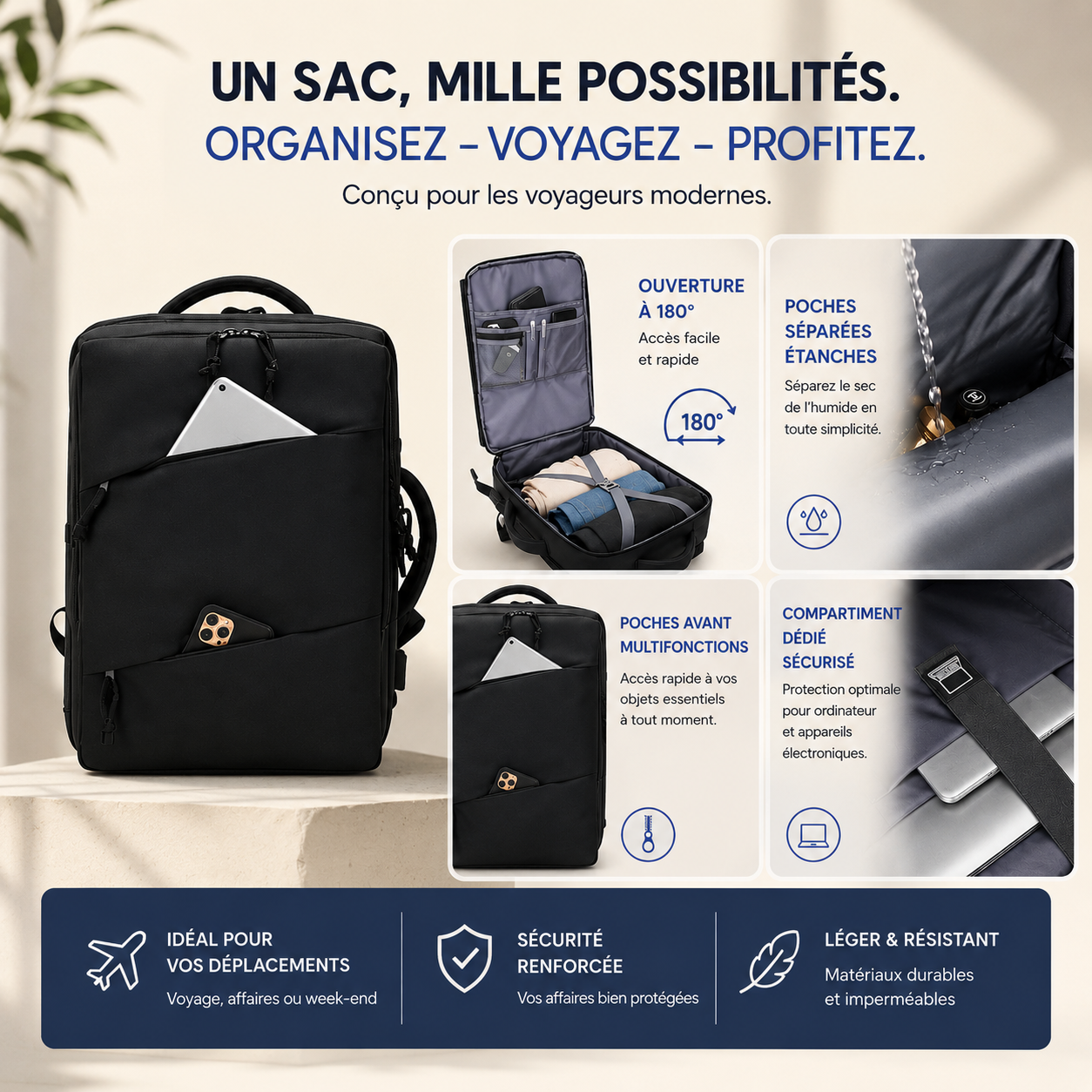 🎒 LE SAC À DOS QUI REMPLACE VOTRE VALISE ! ✈️