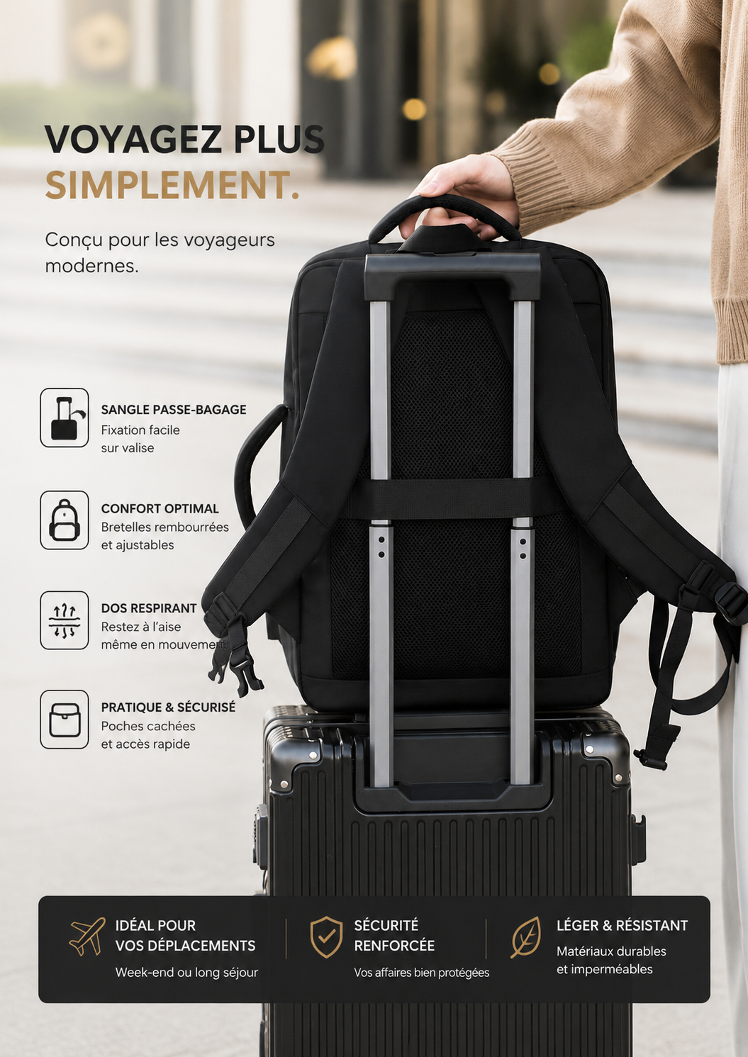 🎒 LE SAC À DOS QUI REMPLACE VOTRE VALISE ! ✈️